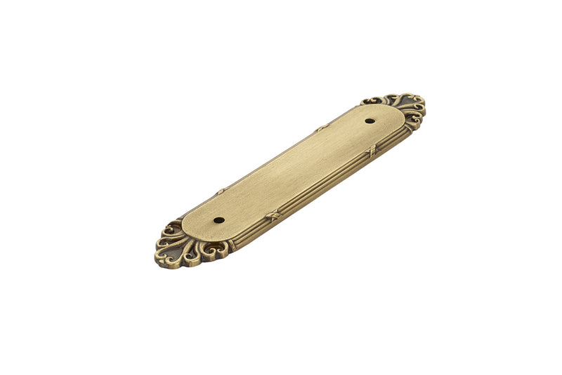 EMTEK RIBBON & REED BACKPLATE PULL