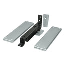 DELTANA SPRING HINGE, DOUBLE ACTION W/ SOLID BRASS COVER PLATES