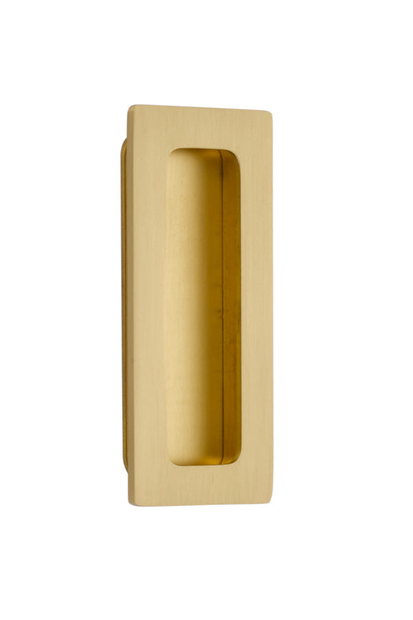 Emtek Modern Rectangular Flush Pull 4"