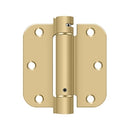 Deltana Single Action Steel 3 1/2-Inch x 3 1/2-Inch x 5/8-Inch Spring Hinge