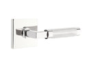 Emtek EMTEK SELECT, L-Square Knurled Lever, Square Rosette