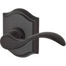 Baldwin Reserve ENCURLTAR112 Entry Left Hand Curve Lever and Traditional Arch Rose with 6AL Latch and Dual Strike Venetian Bronze Finish - Left Hand - Brass