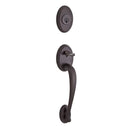 Baldwin Reserve FDCOLXCURRTRR112 Full Dummy Columbus Handleset Right Hand Curve Lever and Traditional Round Rose Venetian Bronze Finish - Right Hand - NA