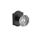 Baldwin Reserve FDCRYTAR112 Full Dummy Crystal Knob and Traditional Arch Rose Venetian Bronze Finish - Venetian Bronze - Brass