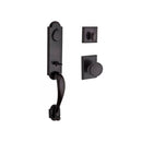 Baldwin Reserve FDKODXRUSRSR481 Full Dummy Kodiak Handleset Rustic Knob and Rustic Square Rose Dark Bronze Finish - NA - NA