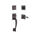 Baldwin Reserve FDNAPXCURRTSR112 Full Dummy Napa Handleset Right Hand Curve Lever and Traditional Square Rose Venetian Bronze Finish - Right Hand - NA