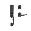 Baldwin Reserve FDNEWXDECRTAR112 Full Dummy New Hampshire Handleset Right Hand Decorative Lever and Traditional Arch Rose Venetian Bronze Finish - Right Hand - NA