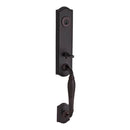 Baldwin Reserve FDNEWXDECRTRR112 Full Dummy New Hampshire Handleset Right Hand Decorative Lever and Traditional Round Rose Venetian Bronze Finish - Right Hand - NA