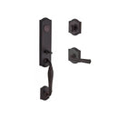 Baldwin Reserve FDNEWXFEDRTAR112 Full Dummy New Hampshire Handleset Right Hand Federal Lever and Traditional Arch Rose Venetian Bronze Finish - Right Hand - NA