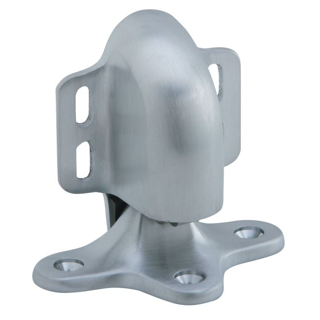 Ives FS4126D Auto Floor Stop and Holder 9/16" to 1-1/16" Clearance Satin Chrome Finish - Satin Chrome - NA