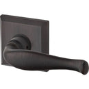 Baldwin Reserve HDDECRTSR112 Half Dummy Right Hand Decorative Lever and Traditional Square Rose Venetian Bronze Finish - Right Hand - Brass