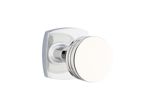 Emtek Bern Knob, Urban Modern Rosette