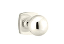EMTEK Orb Knob with Urban Modern Rosette
