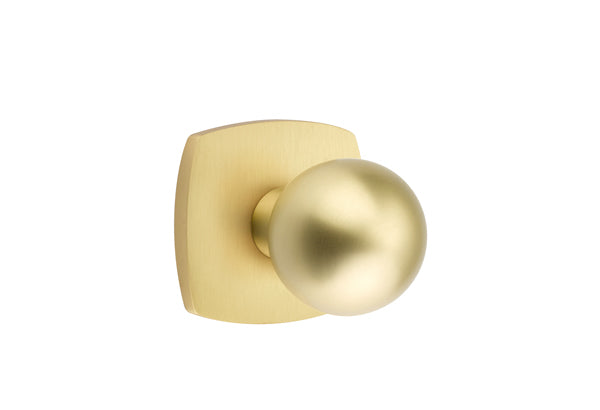 EMTEK Orb Knob with Urban Modern Rosette