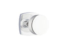 Emtek Round Knob with Urban Modern Rosette