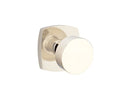 Emtek Round Knob with Urban Modern Rosette