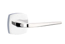 EMTEK Athena Lever with Urban Modern Rosette