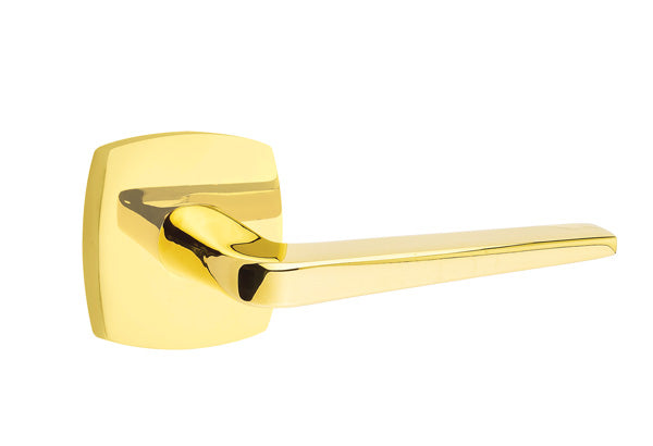 EMTEK Athena Lever with Urban Modern Rosette