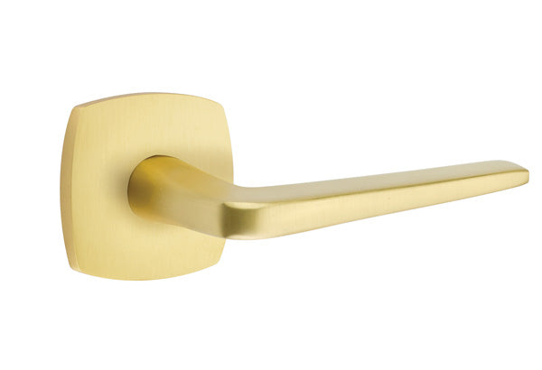 EMTEK Athena Lever with Urban Modern Rosette