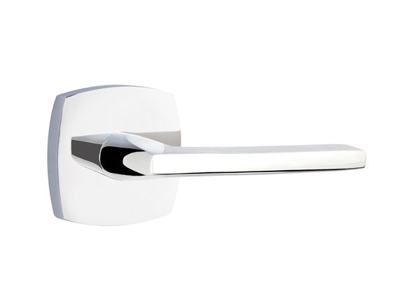 Emtek Helios Lever Concealed Screws  with Urban Modern Rosette