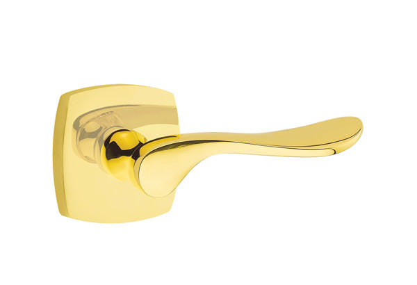 EMTEK Luzern Lever with Urban Modern Rosette