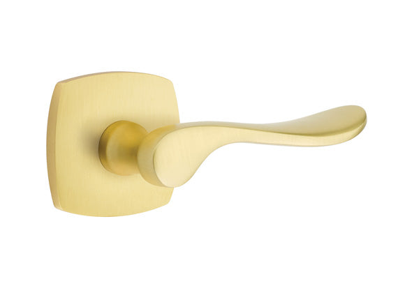 EMTEK Luzern Lever with Urban Modern Rosette
