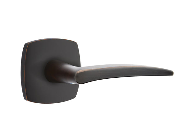 Emtek Poseidon Lever Concealed Screws With Urban Modern Rosette