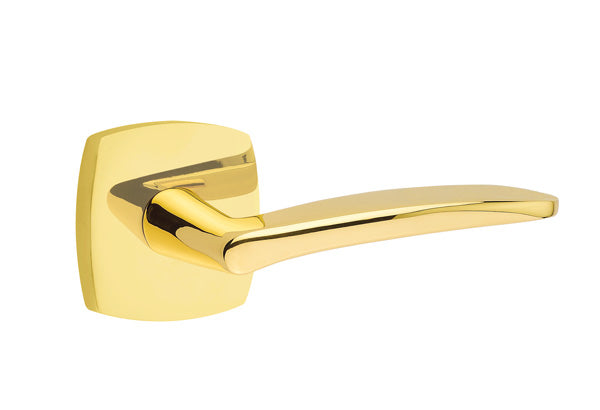 Emtek Poseidon Lever Concealed Screws With Urban Modern Rosette