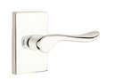 Emtek Luzern Lever Concealed Screws With Modern Rectangular Rosette