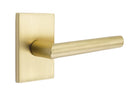 EMTEK Stuttgart Lever with Modern Rectangular Rosette
