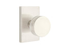 Emtek Bern Knob, Modern Rectangular Rosette