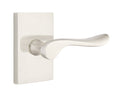 EMTEK Luzern Lever with Modern Rectangular Rosette