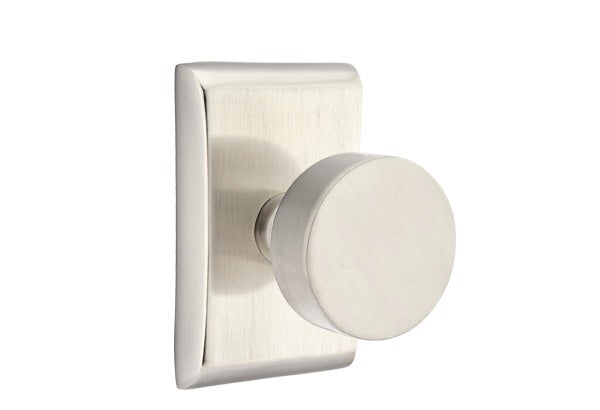 Emtek Round Knob Concealed Fastener with Neos Rosette
