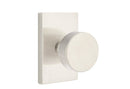 Emtek Round  Knob Concealed Fastener with Modern Rectangular Rosette