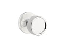 Emtek Select, Conical Knurled Knob, Disk Rosette Concealed Screws