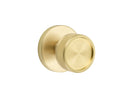 Emtek Select, Conical Knurled Knob, Disk Rosette Concealed Screws