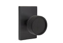 Emtek Select, Conical Knurled Knob, Modern Rectangular Rosette Concealed Screws
