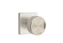 Emtek Select, Conical Knurled Knob, Square Rosette