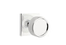 Emtek Select, Conical Knurled Knob, Square Rosette Concealed Screws