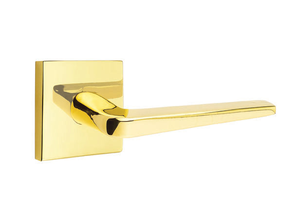 EMTEK Athena Lever with Square  Rosette