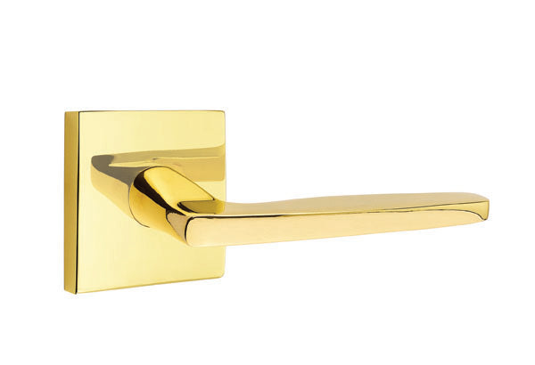 Emtek Hermes Lever Concealed Screws With Square Rosette
