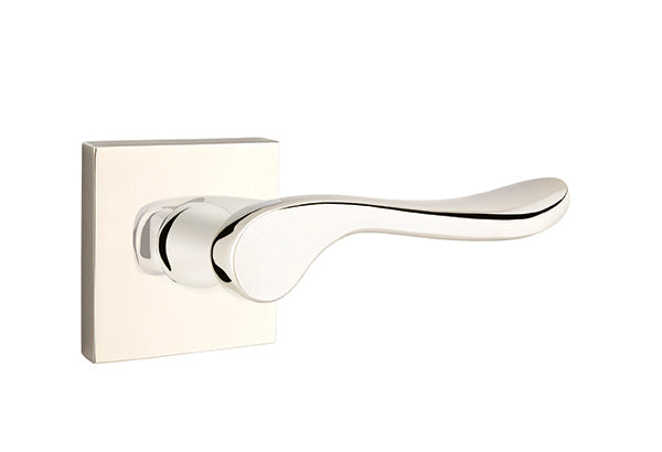 EMTEK Luzern Lever with Square  Rosette