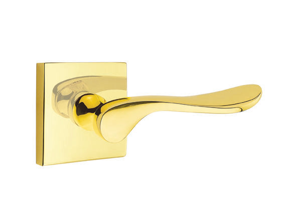 EMTEK Luzern Lever with Square  Rosette