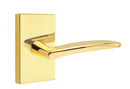 Emtek Poseidon Lever Concealed Screws With Modern Rectangular Rosette
