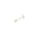 Ives RB47126 4-1/2" Strait Roller Bumper Bright Chrome Finish - Bright Chrome - NA