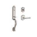 Baldwin Reserve SCELIXFEDRTAR150 Single Cylinder Elizabeth Handleset Right Hand Federal Lever and Traditional Arch Rose with 6AL Latch and Dual Strike Satin Nickel Finish - Right Hand - NA