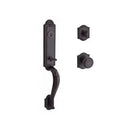 Baldwin Reserve SCELIXTRATAR112 Single Cylinder Elizabeth Handleset Traditional Knob and Traditional Arch Rose with 6AL Latch and Dual Strike Venetian Bronze Finish - NA - NA
