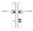 Emtek Modern Rectangular Non-Keyed Stretto 2" x 10" With Myles Lever