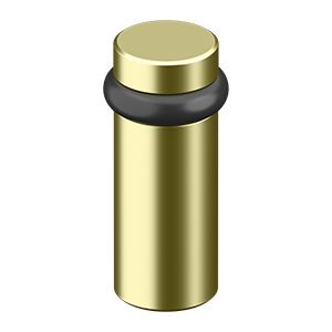 Deltana Round  Universal Floor Bumper, Solid Brass