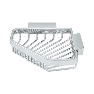 DELTANA WIRE BASKET 6-3/4" X 5-1/4" PENTAGON POLISHED CHROME